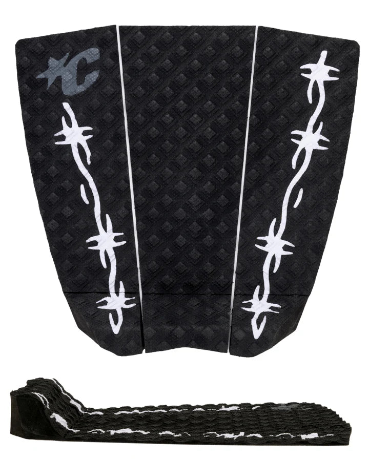 tapete de 3 piezas JACK FREESTONE SIGNATURE TRACTION | ART SERIES - Alambre de púas blanco