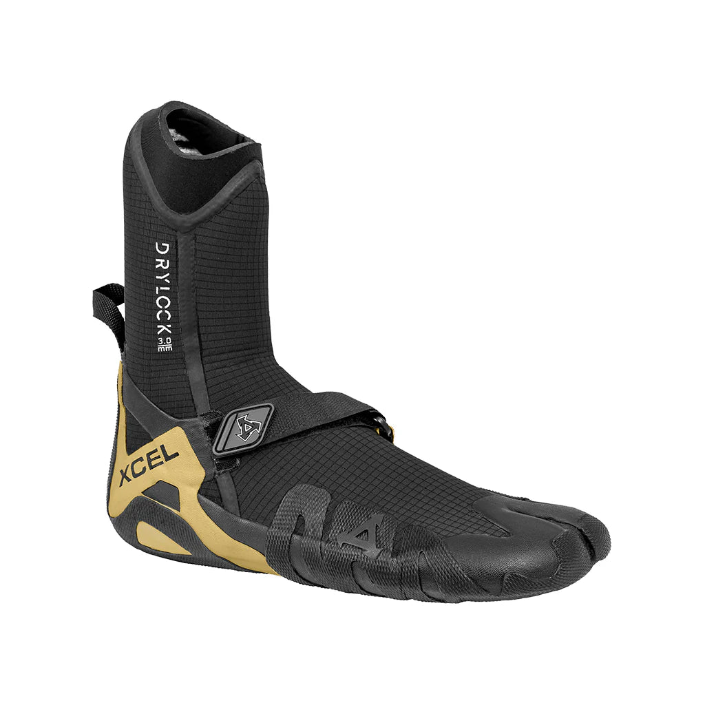 Bota Drylock con puntera dividida para hombre de 3 mm - Negro/Goma