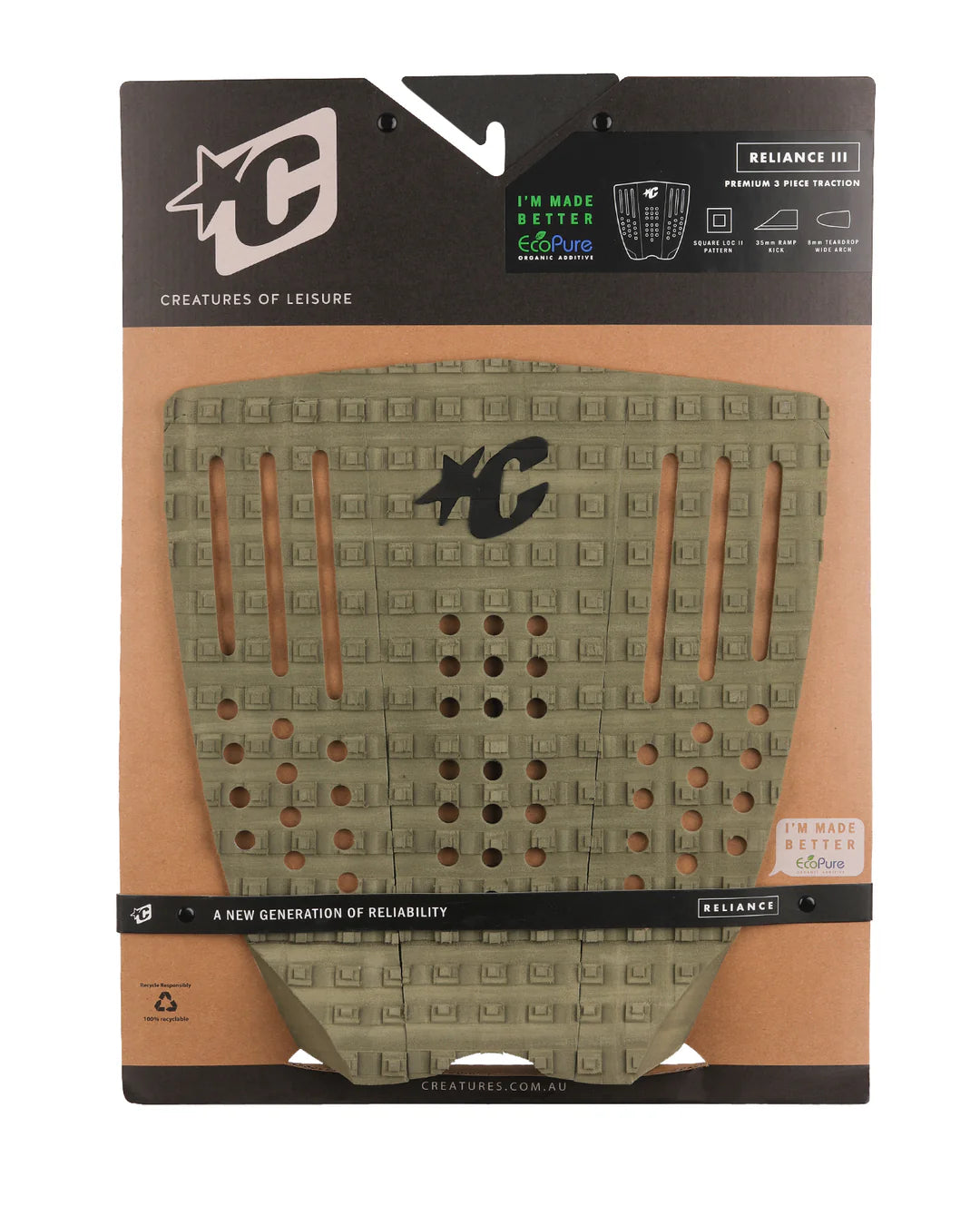 tapete de 3 piezas RELIANCE III TRACTION
