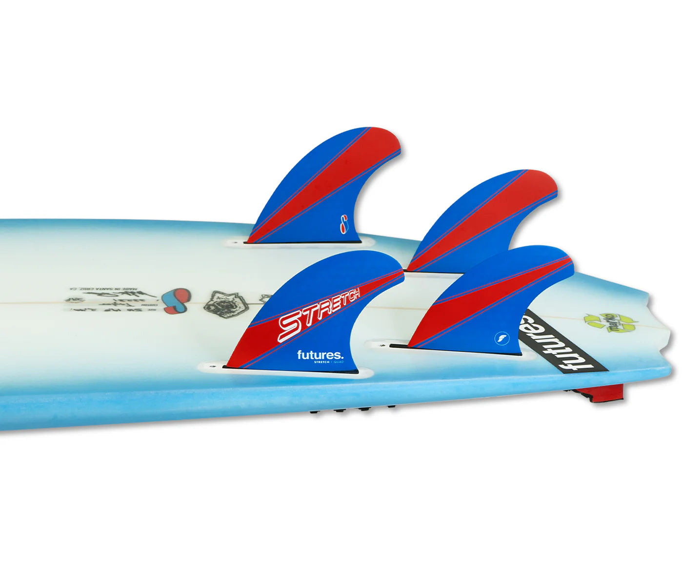 paquete de 4 quillas Stretch Quad Fins