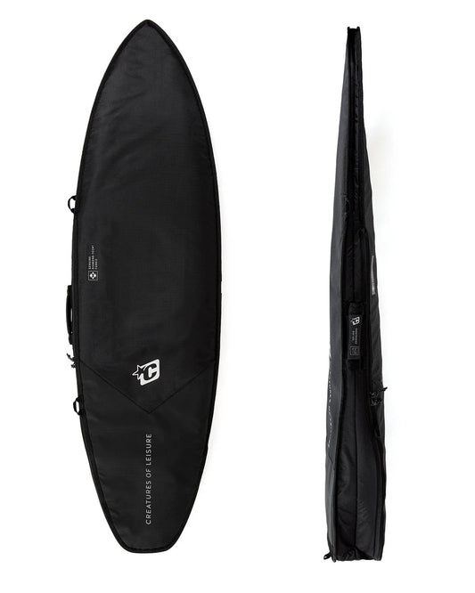 funda para 1 tabla SHORTBOARD DAY USE: NEGRO PLATA