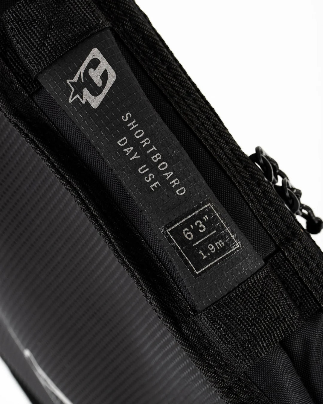 funda para 1 tabla SHORTBOARD DAY USE: NEGRO PLATA