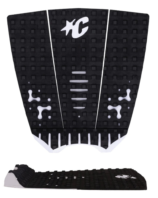 tapete de 3 piezas MICK FANNING SIGNATURE PAD - Blanco y negro