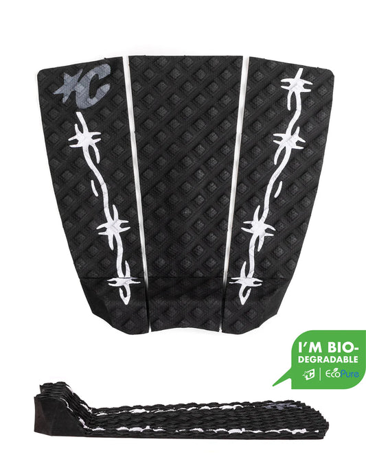 tapete de 3 piezas GROM JACK FREESTONE SIGNATURE TRACTION | ART SERIES - Alambre de púas negro