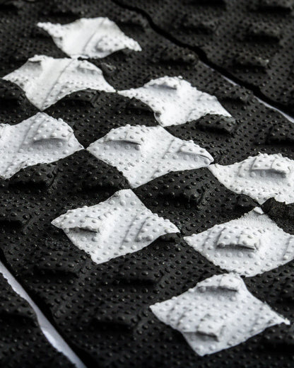 tapete de 3 piezas JACK FREESTONE SIGNATURE TRACTION PAD | PIN TAIL - Chex Eco blanco y negro