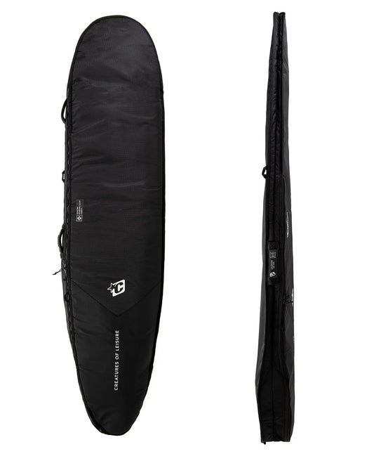 funda para 1 tabla LONGBOARD DAY USE: NEGRO PLATA