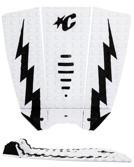 tapete de 3 piezas MICK EUGENE FANNING SIGNATURE PAD | SMALL WAVE - Blanco