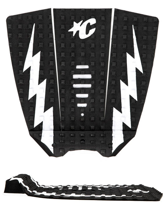 tapete de 3 piezas MICK EUGENE FANNING SIGNATURE PAD | SMALL WAVE - Negro y blanco