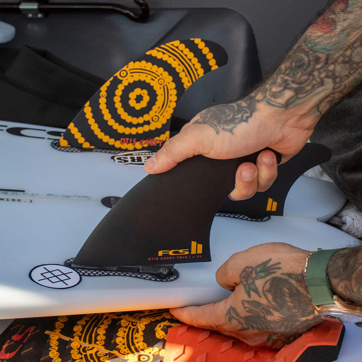 Quillas FCS II OTIS CAREY TWIN + 1 FIN