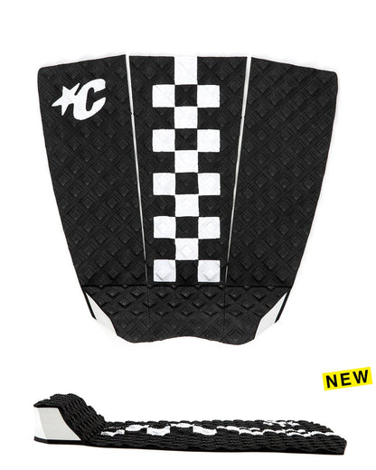 tapete de 3 piezas GROM JACK FREESTONE SIGNATURE TRACTION | ART SERIES - CHEX BLANCO Y NEGRO