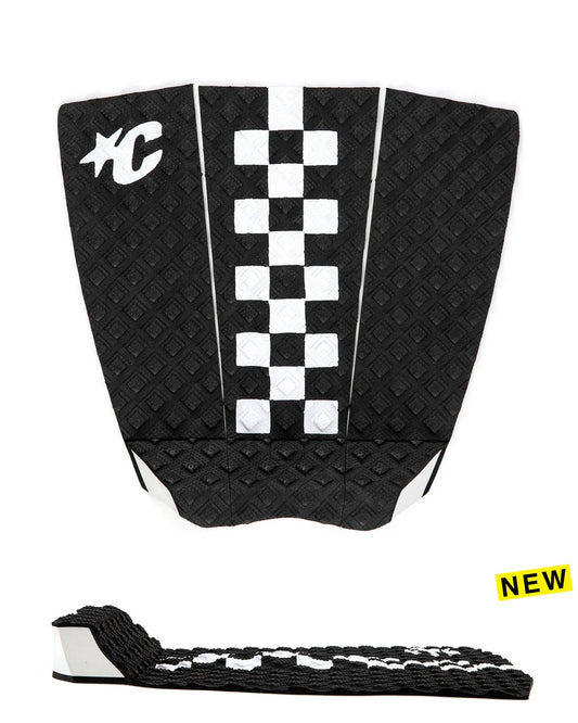 tapete de 3 piezas GROM JACK FREESTONE SIGNATURE TRACTION | ART SERIES - CHEX BLANCO Y NEGRO